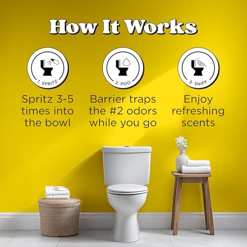 Poo-Pourri Before-You-Go Toilet Spray, Travel Essentials, .34 Fl Oz, In A Pinch Variety 3 Pack, Each Up to 20 Uses, On-The-Go Bathroom Odor Deodorizer with Essential Oils, TSA Approved Size, 3 Scents - Image 4