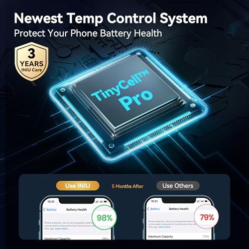 INIU Mini Portable Charger, Small 45W PD Power Bank, 10000mAh USB C in&Out Fast Charging Pocket Size Battery Pack, Travel Essentials Powerbank for iPhone 17 16 15 14 Pro Air, Xiaomi, Samsung S24 etc - Image 7