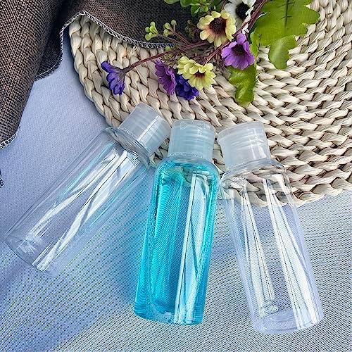 5 Pack 3.4oz Empty Plastic Travel Bottles for Toiletries TSA Approved Leak Proof Squeezable Travel Size Containers Travel Essentials Accessories, clear - Image 8