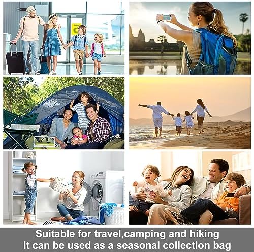 Compression Bags - Travel Essentials - 12 Pack Space Saver Bags - No Vacuum Pump Or Air Extractor is Needed - Storage Accessorie and Home Packing Organizers (transparent) - Image 7